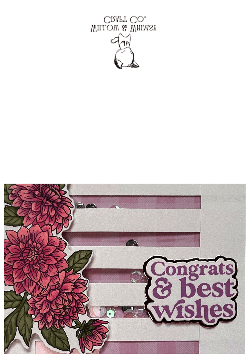 Congrats and Best Wishes Printable Card