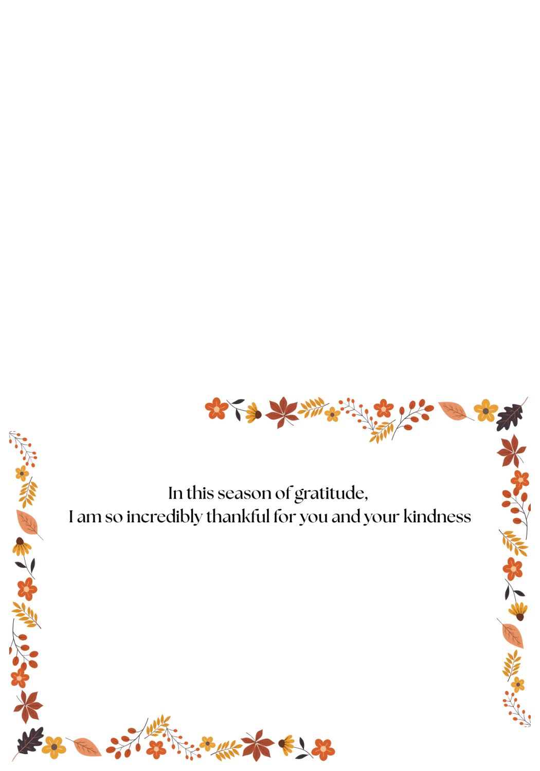 Thanks for all you do Printable Card
