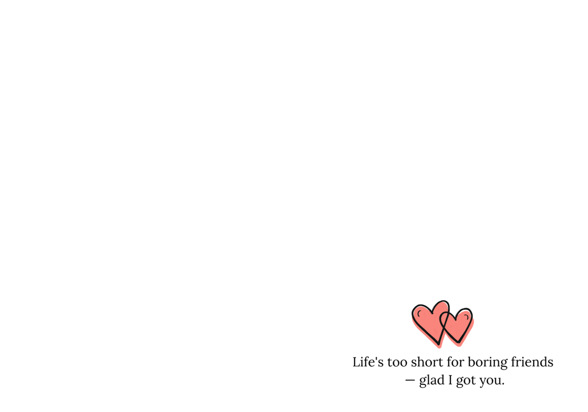 Printable Hello Friend Card