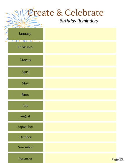 Cardmakers Planner – Editable Canva Template for Paper Crafters
