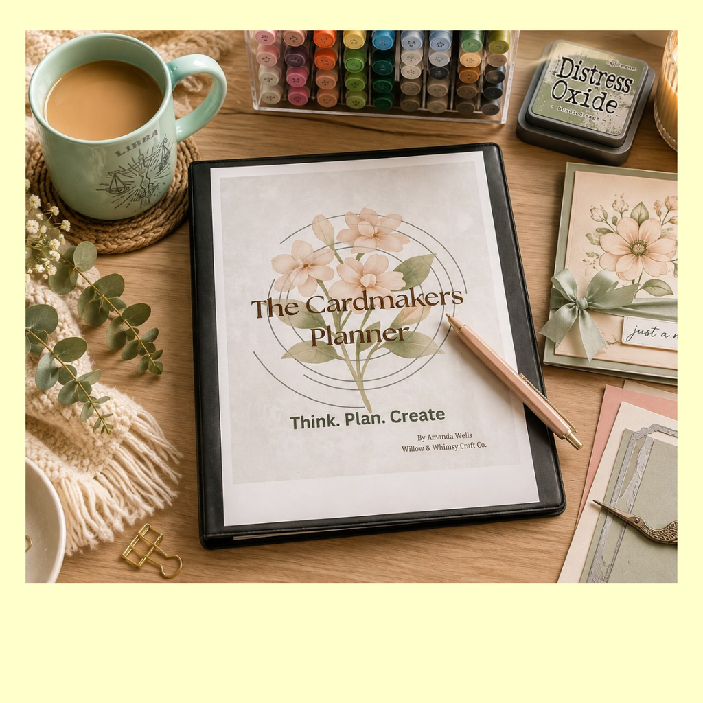 Cardmakers Planner – Editable Canva Template for Paper Crafters