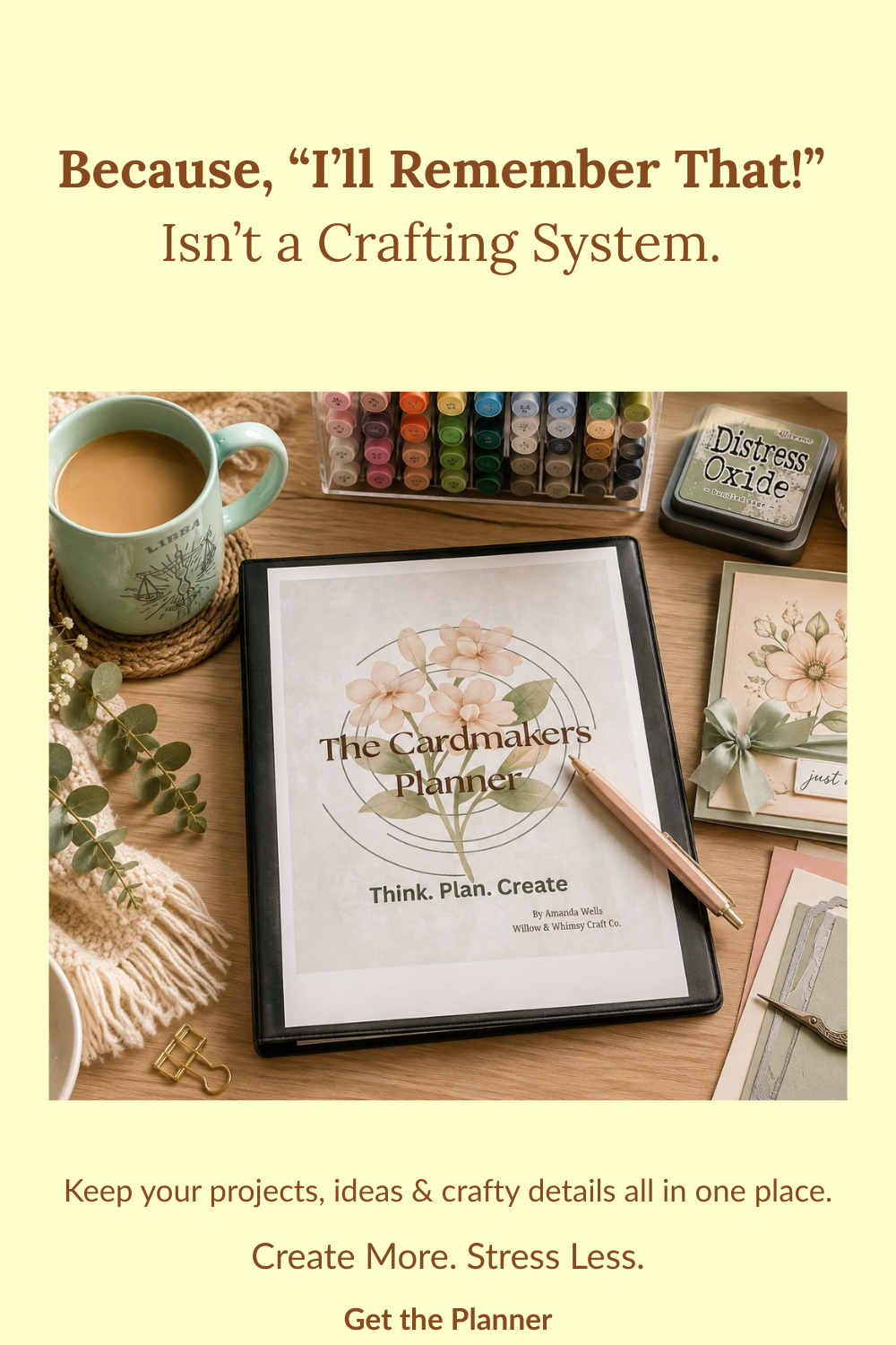 Cardmakers Planner – Printable PDF for Paper Crafters | Print & Plan