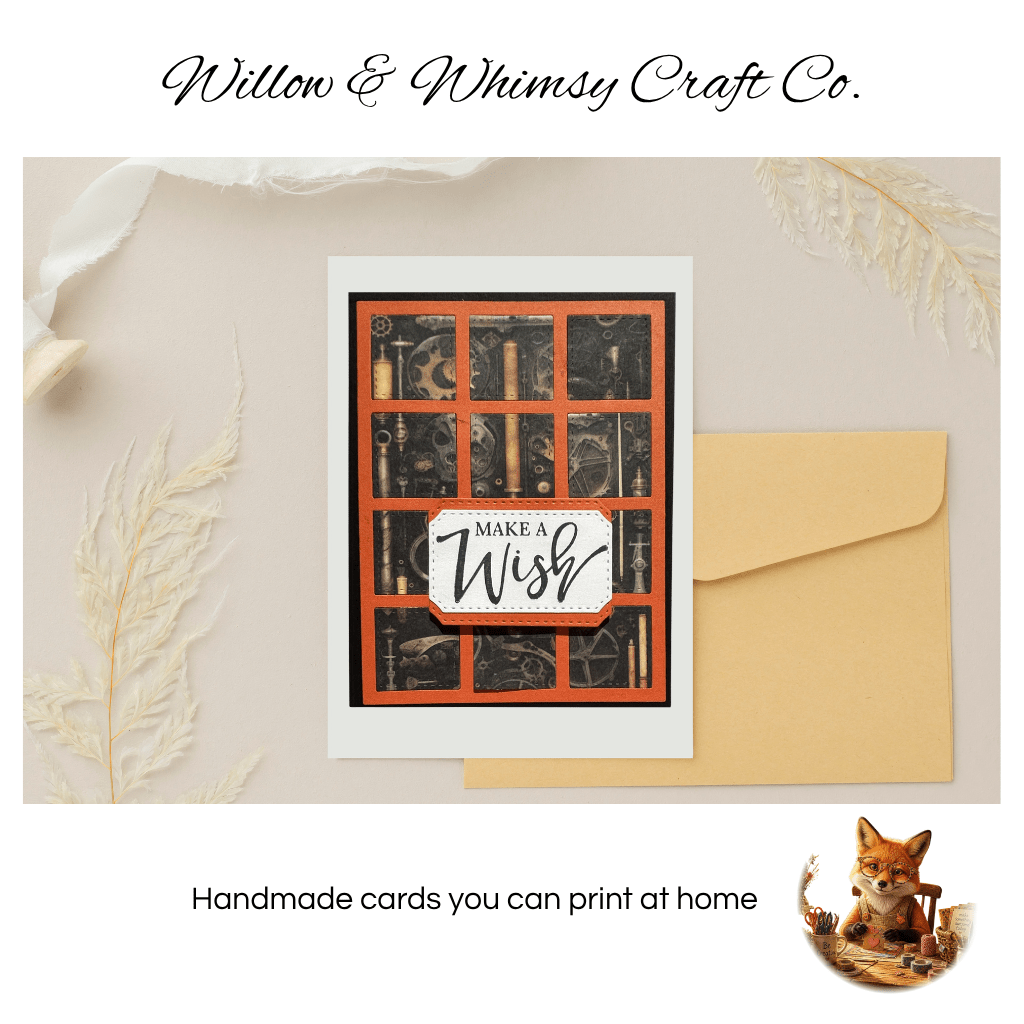 Make a Wish Printable Card
