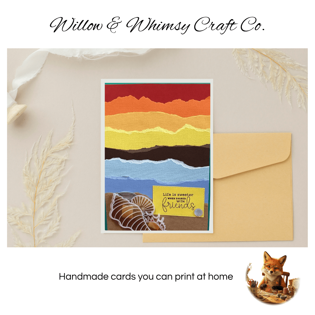 Printable Friendship Greeting Card