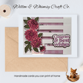 Congrats and Best Wishes Printable Card