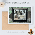 Just a Note Thank You  Printable Card