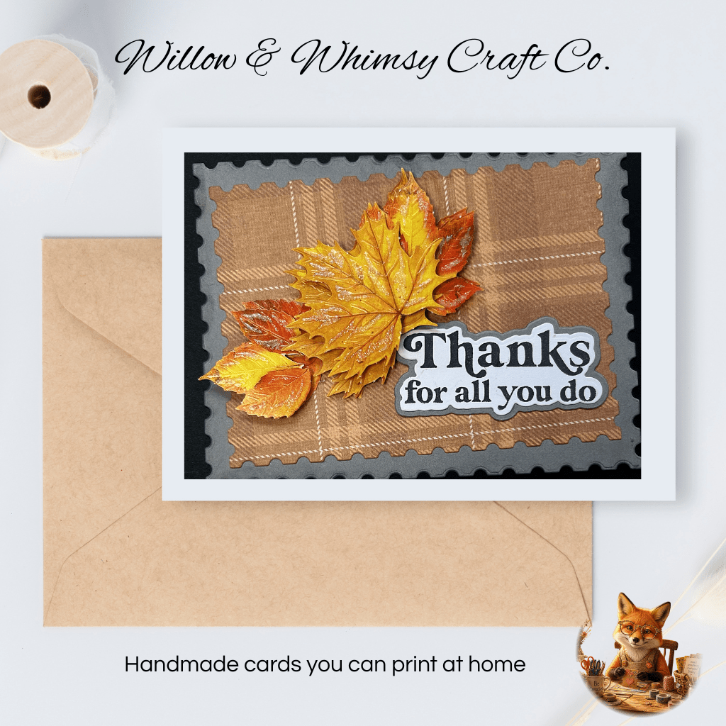 Thanks for all you do Printable Card
